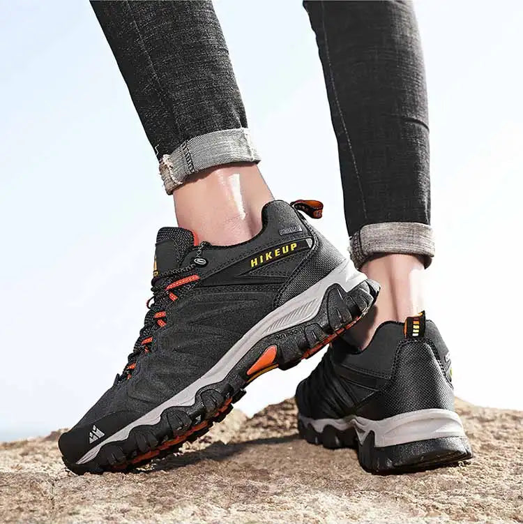 HIKEUP Leather Trekking Sneakers