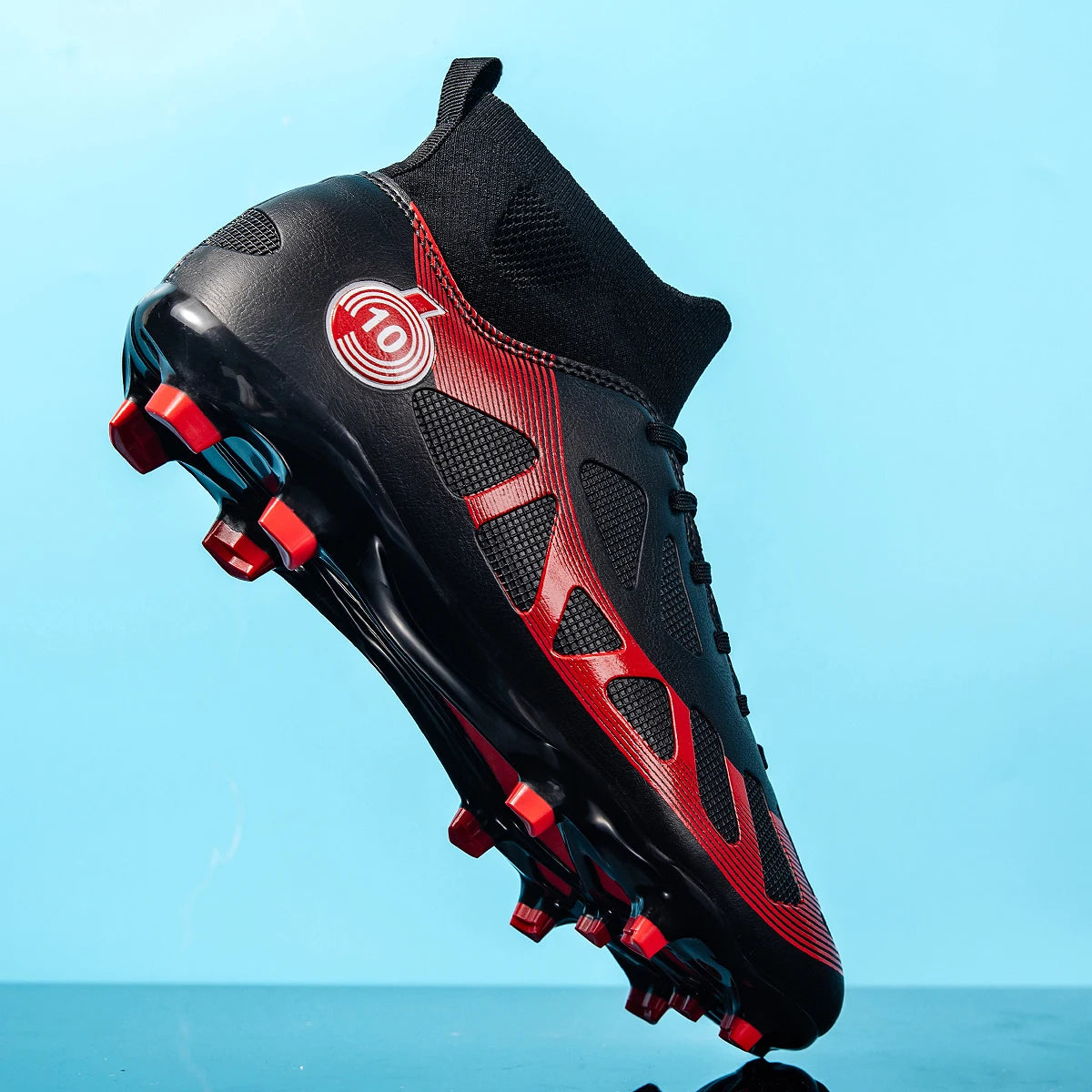 StrikerForce High-Top Soccer Boots