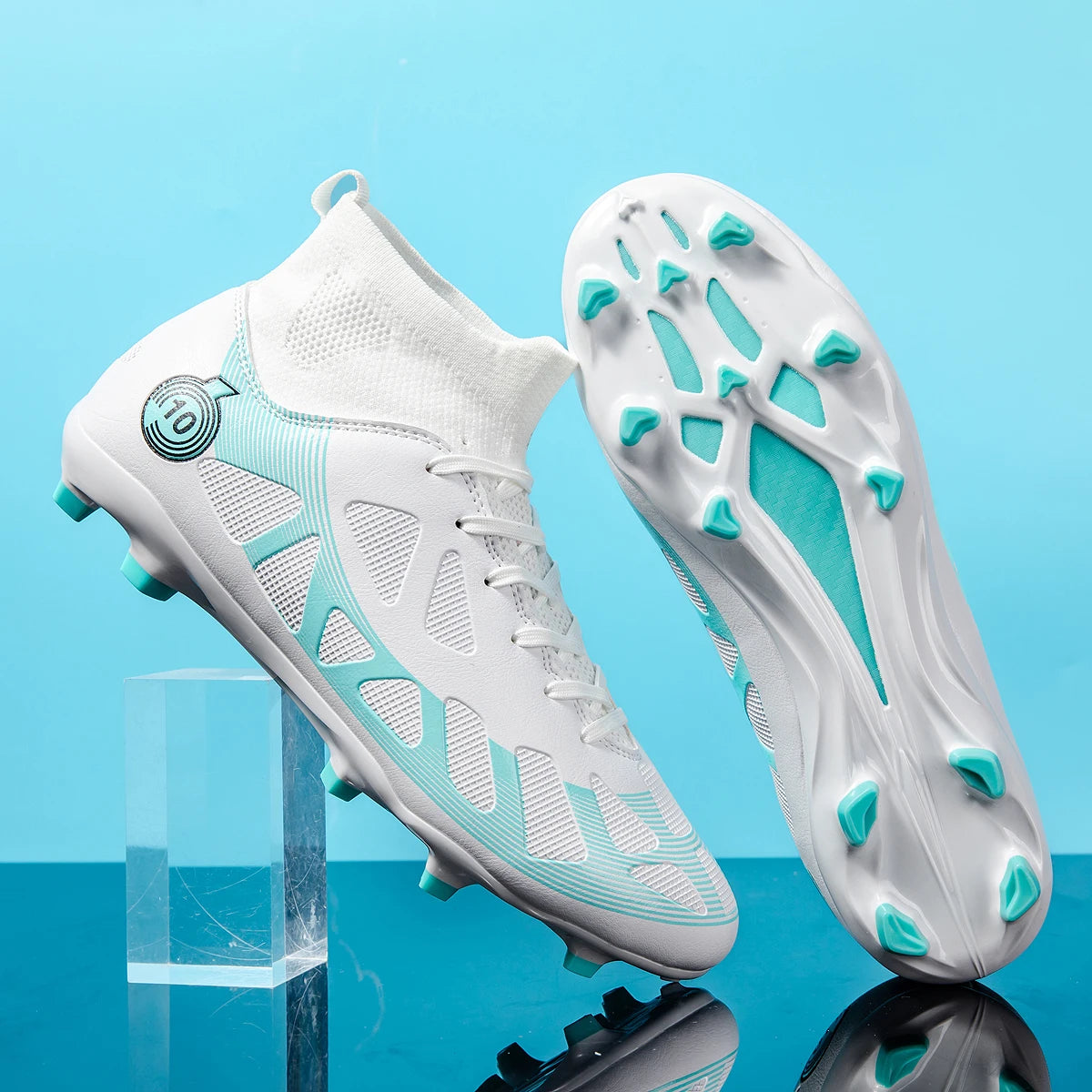 StrikerForce High-Top Soccer Boots