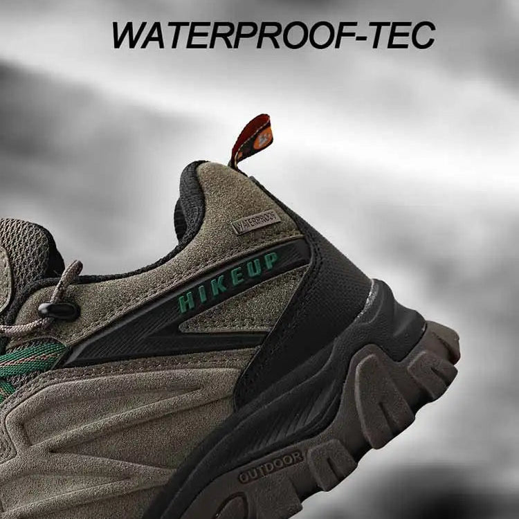 HIKEUP Leather Trekking Sneakers