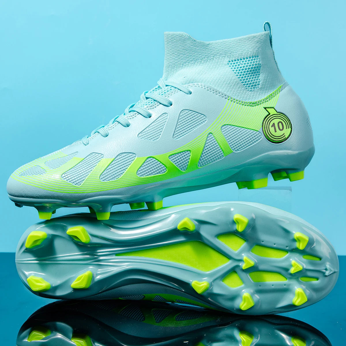 StrikerForce High-Top Soccer Boots