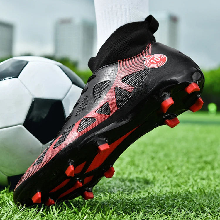 StrikerForce High-Top Soccer Boots