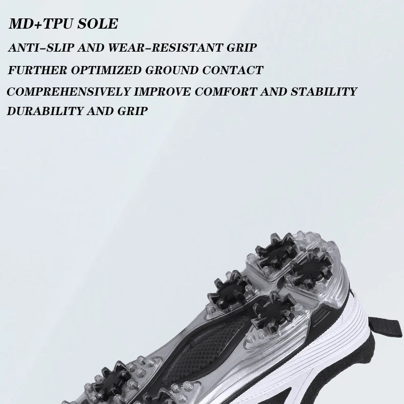 Bamboo Fiber Leather Golf Shoes