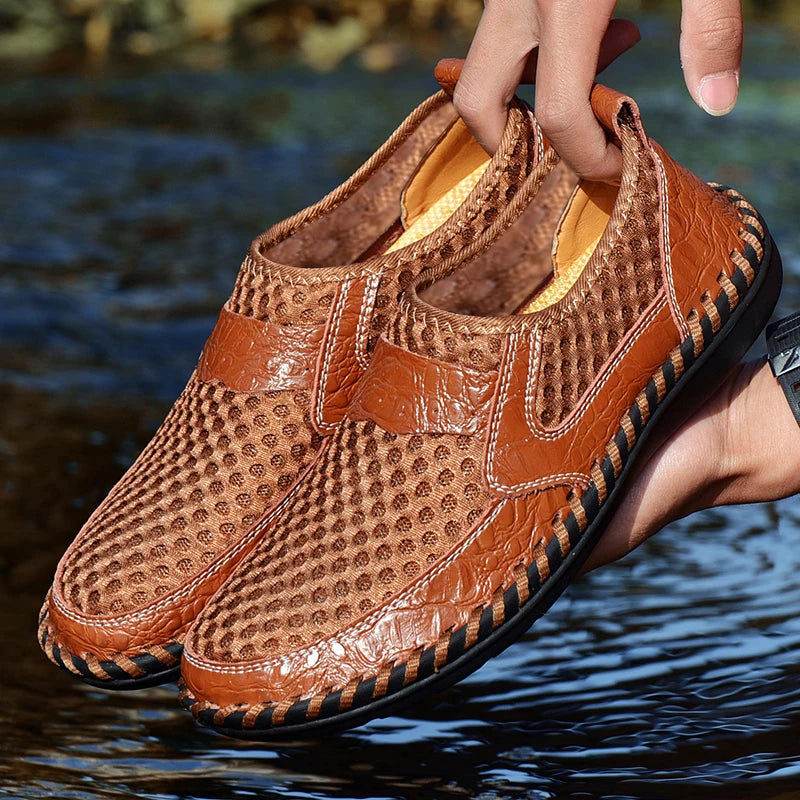 BreezeStitch Mesh Loafers